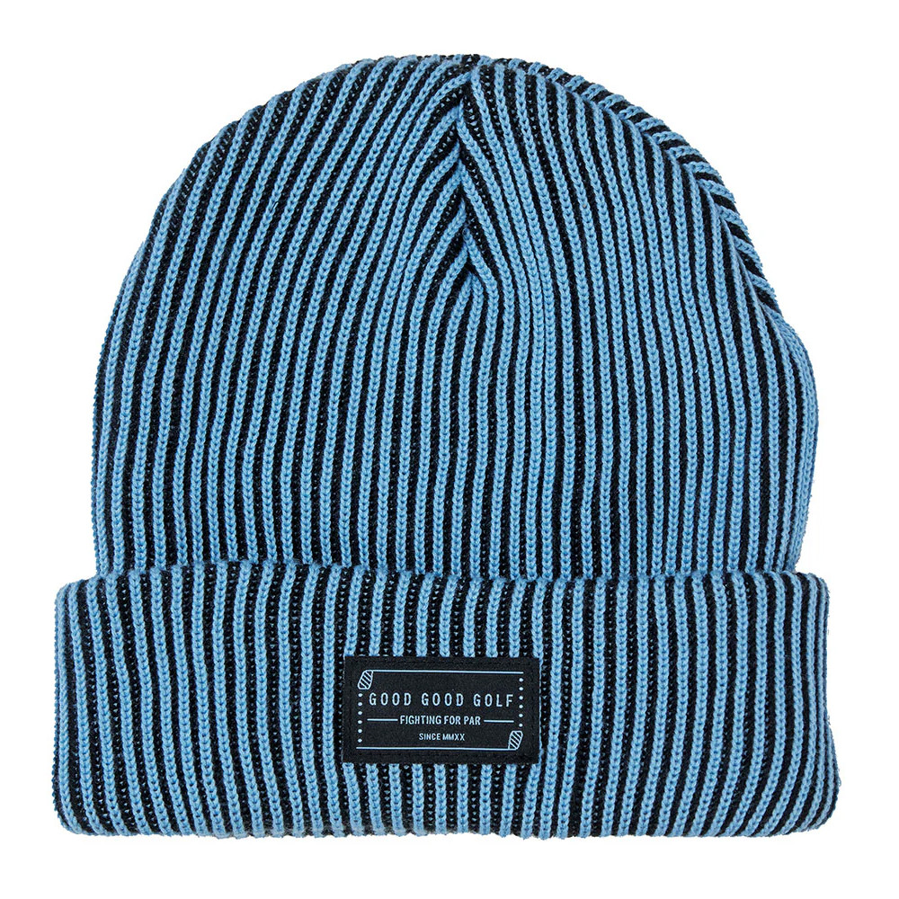 GoodGood Drive Beanie Hat - Blue / Black - Maple Hill Golf
